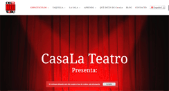 Desktop Screenshot of casalateatro.com